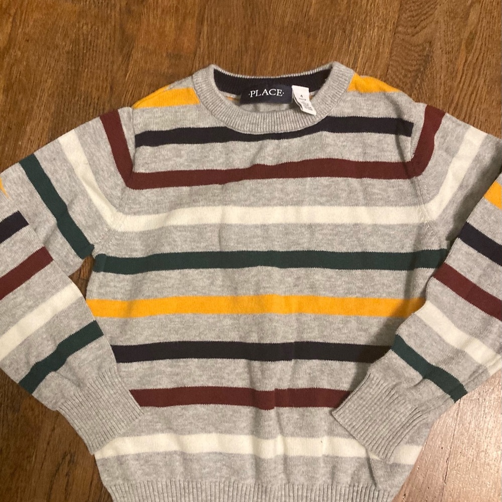 Boys striped sweater
